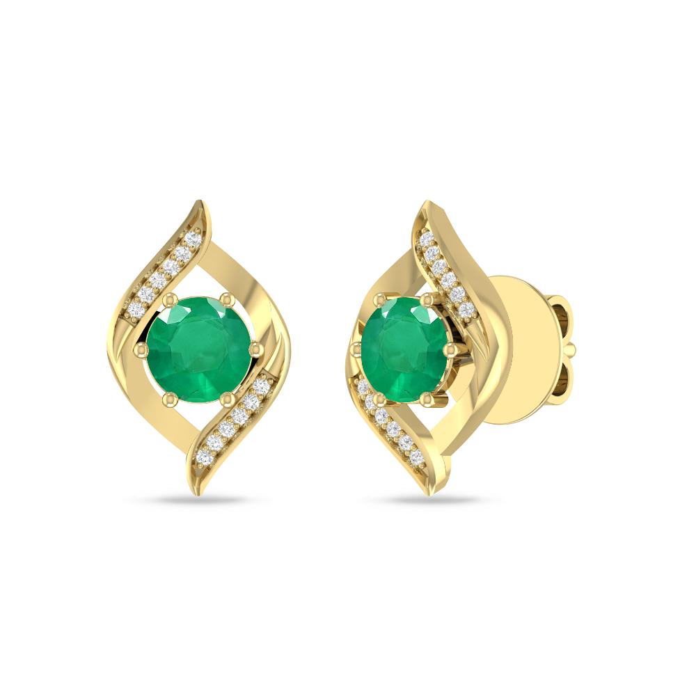 Yellow Gold - Emerald