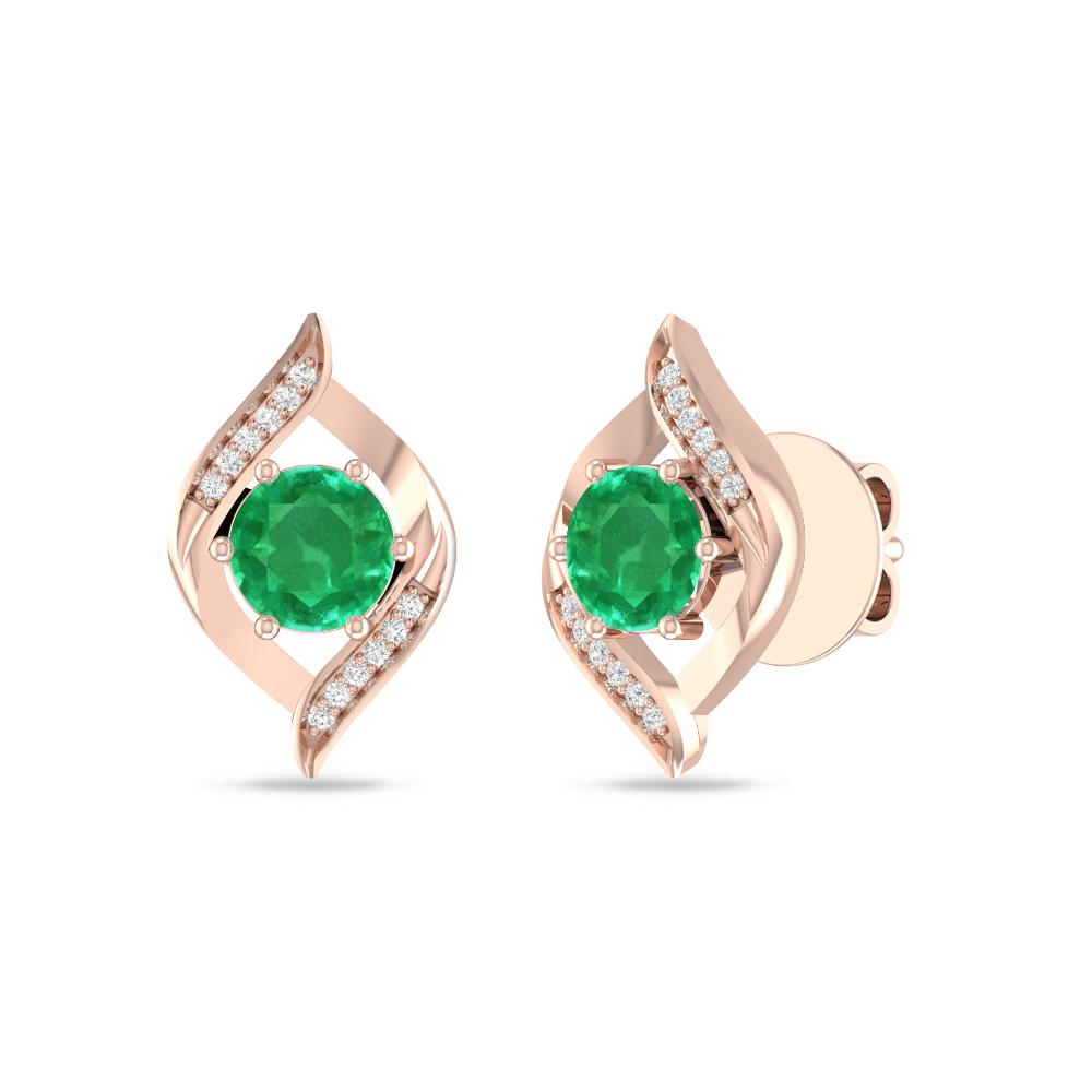Rose Gold - Emerald