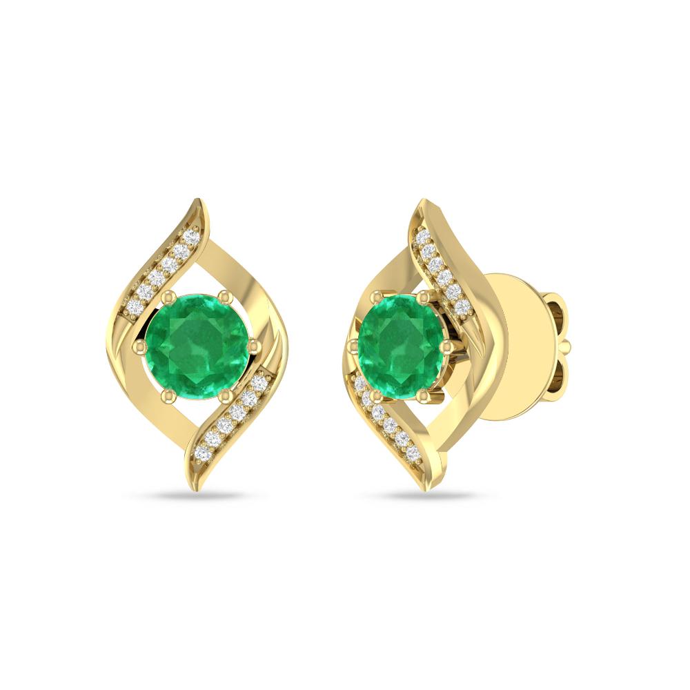Yellow Gold - Emerald