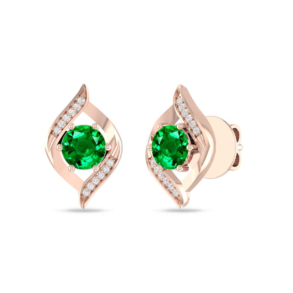 Rose Gold - Emerald
