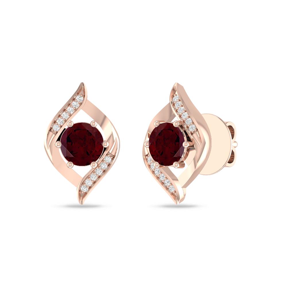 Rose Gold - Garnet