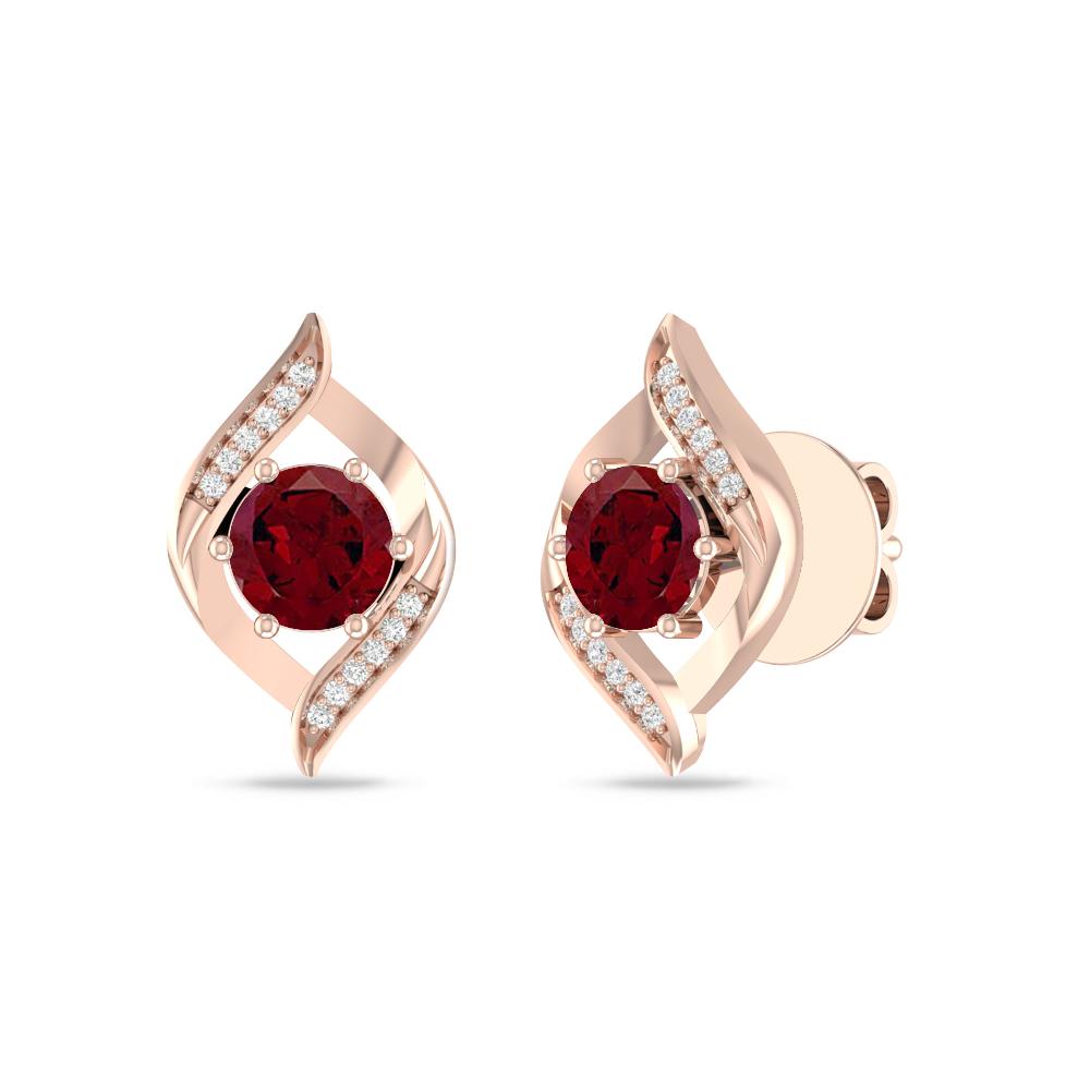 Rose Gold - Garnet