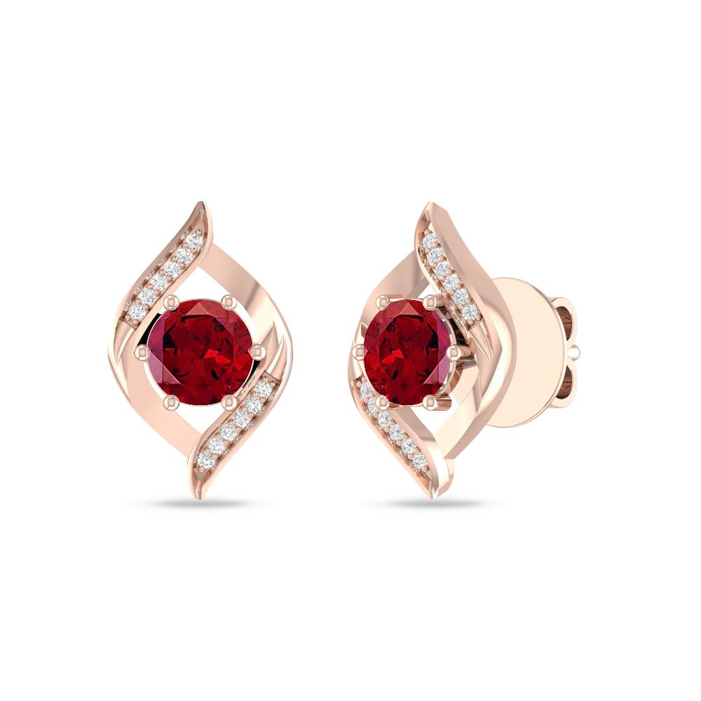 Rose Gold - Garnet