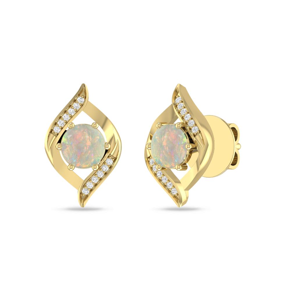 Yellow Gold - Opal