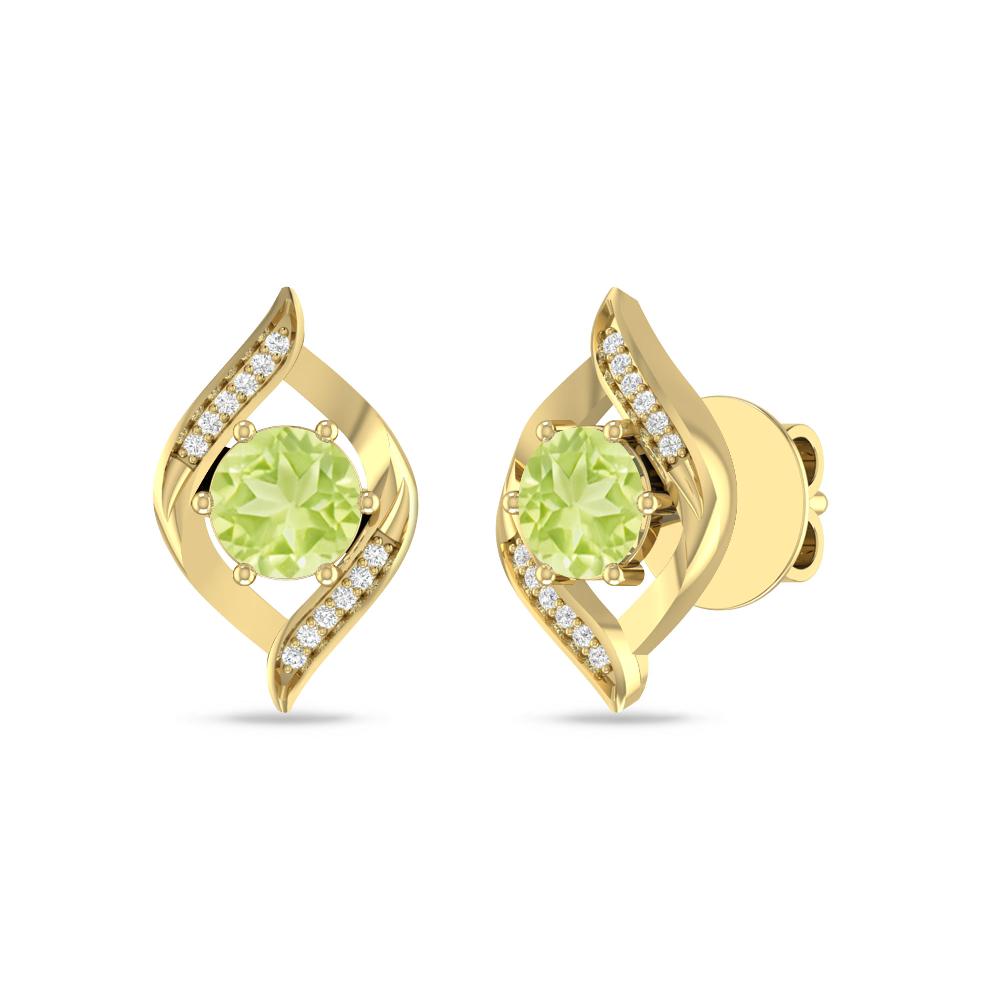 Yellow Gold - Peridot