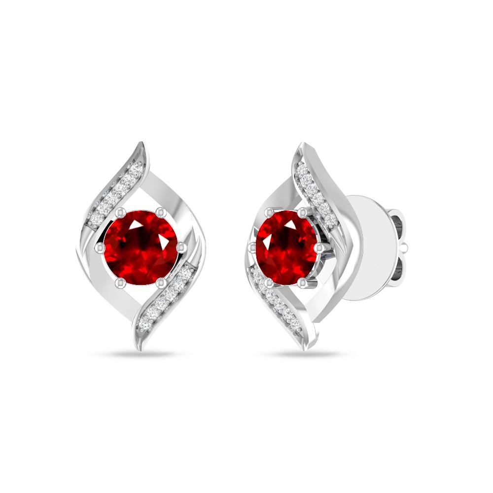 White Gold - Ruby