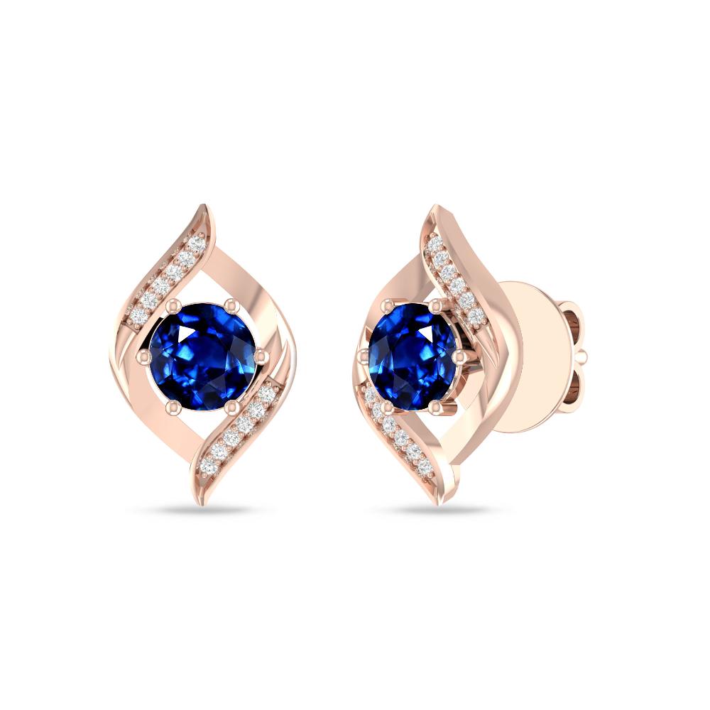 Rose Gold - Sapphire