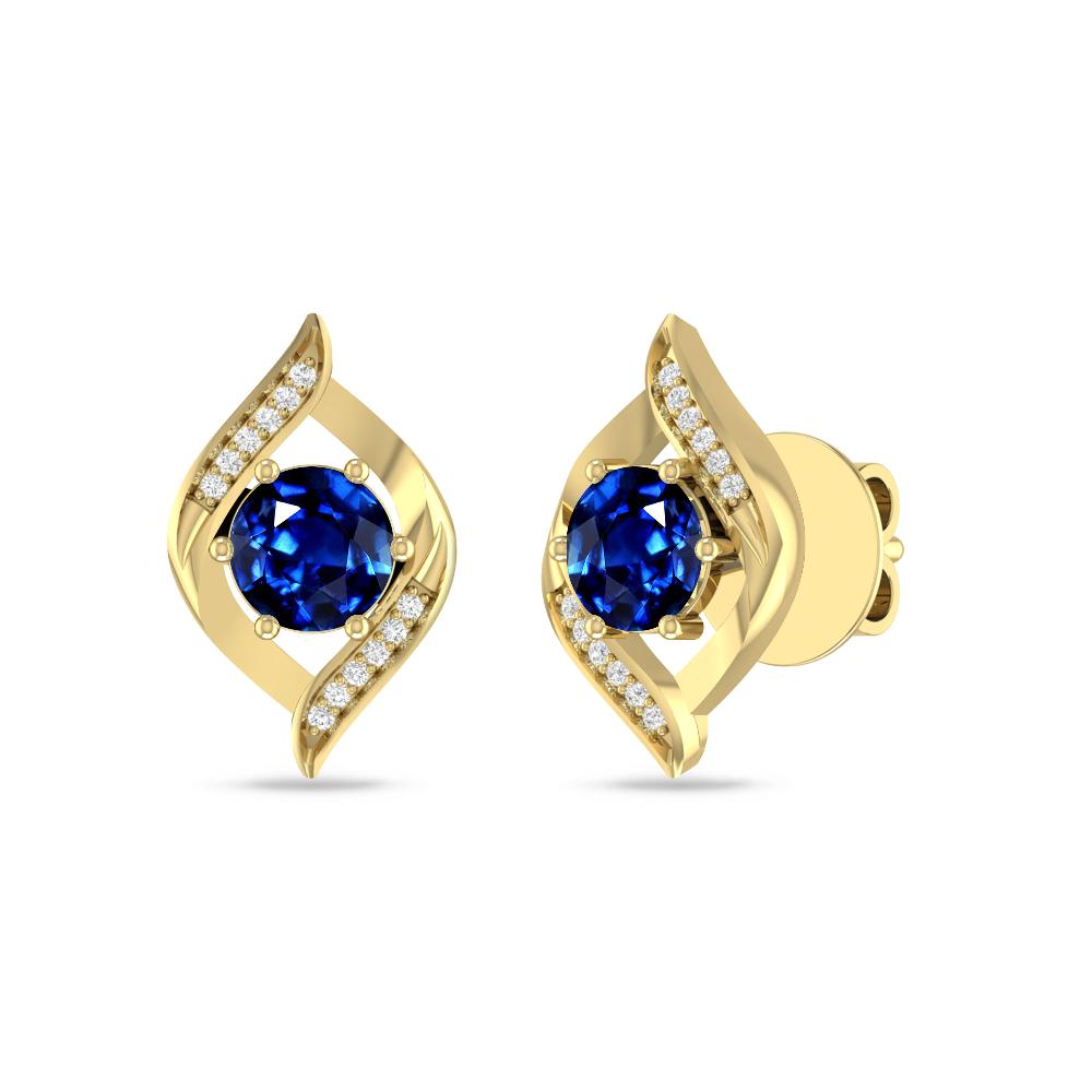 Yellow Gold - Sapphire