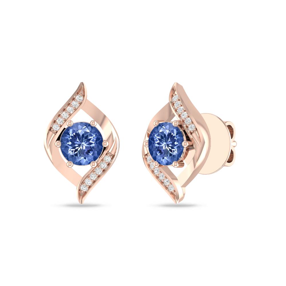 Rose Gold - Tanzanite