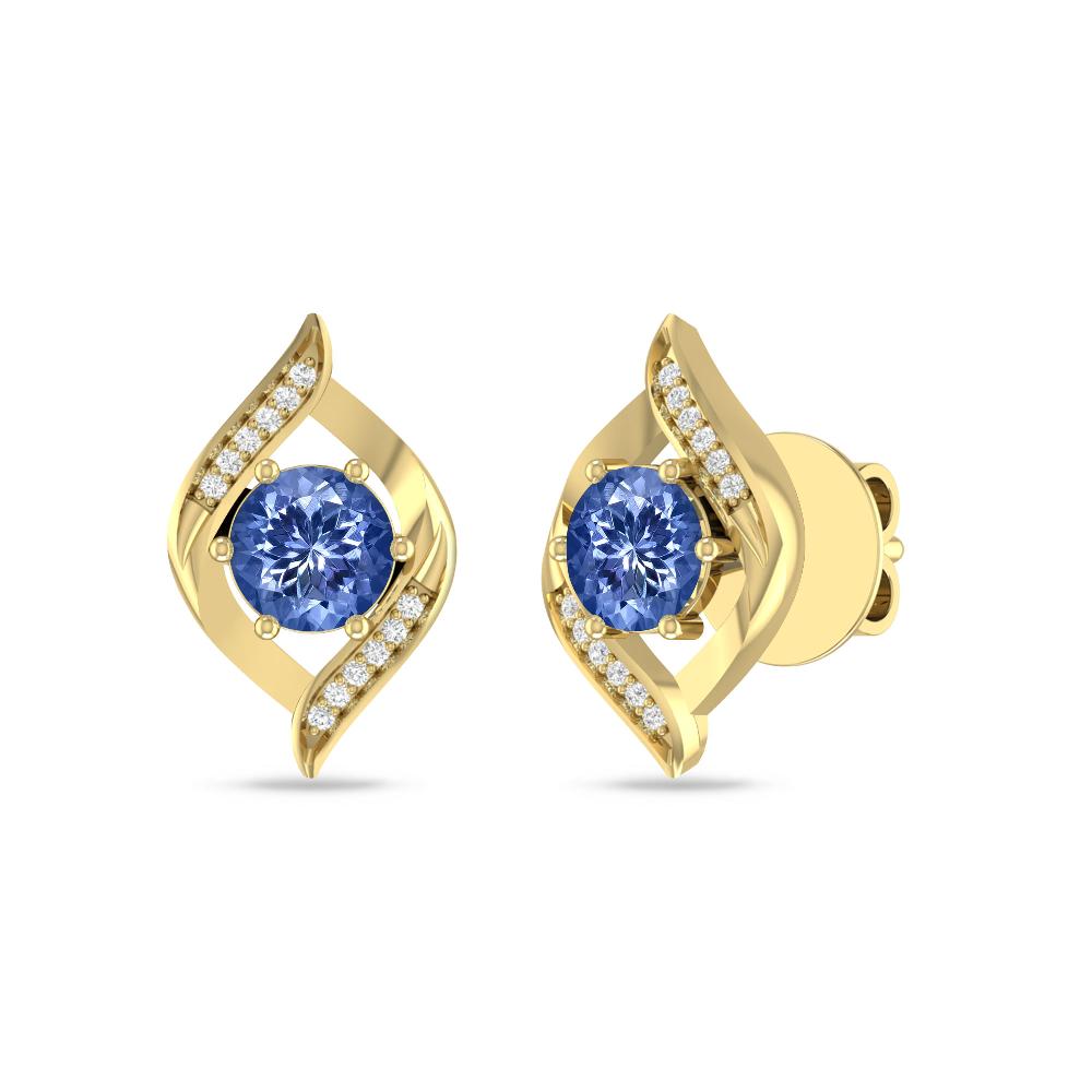 Yellow Gold - Tanzanite