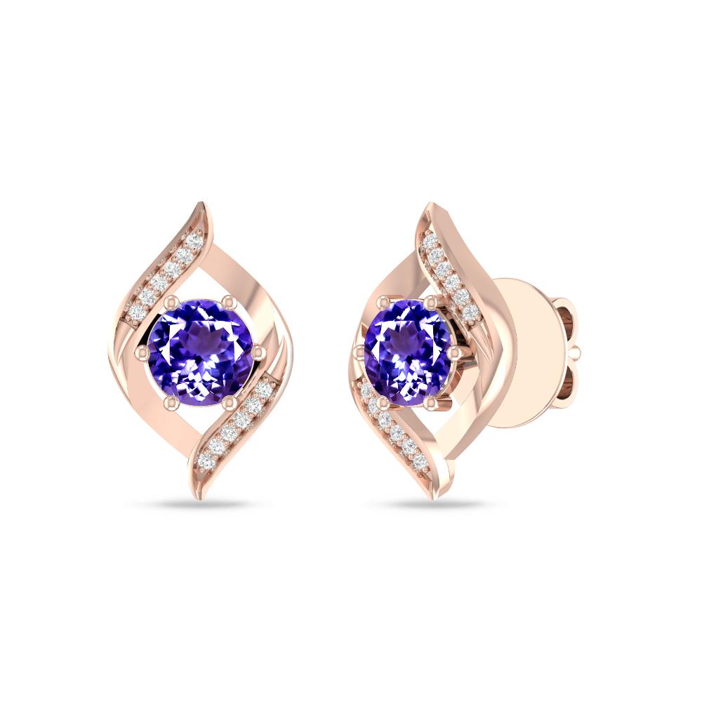 Rose Gold - Tanzanite