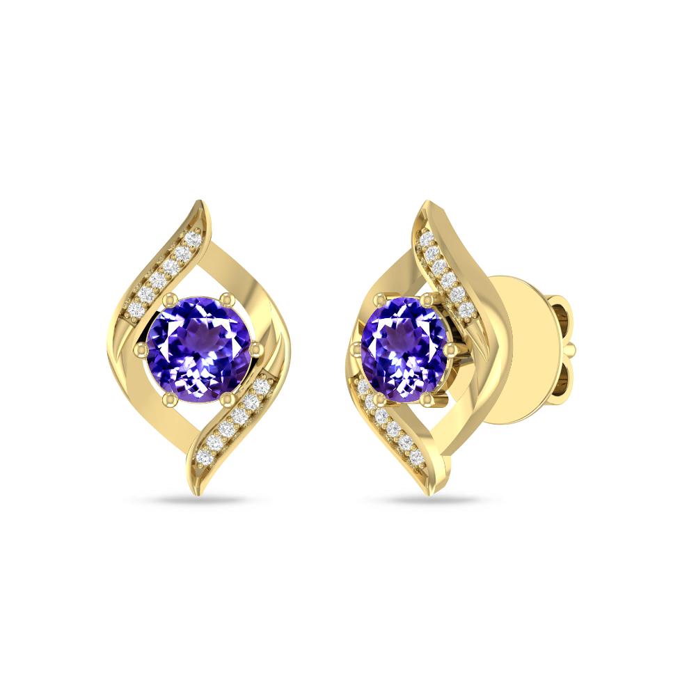 Yellow Gold - Tanzanite