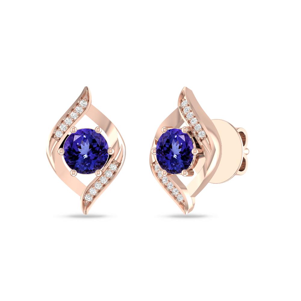 Rose Gold - Tanzanite