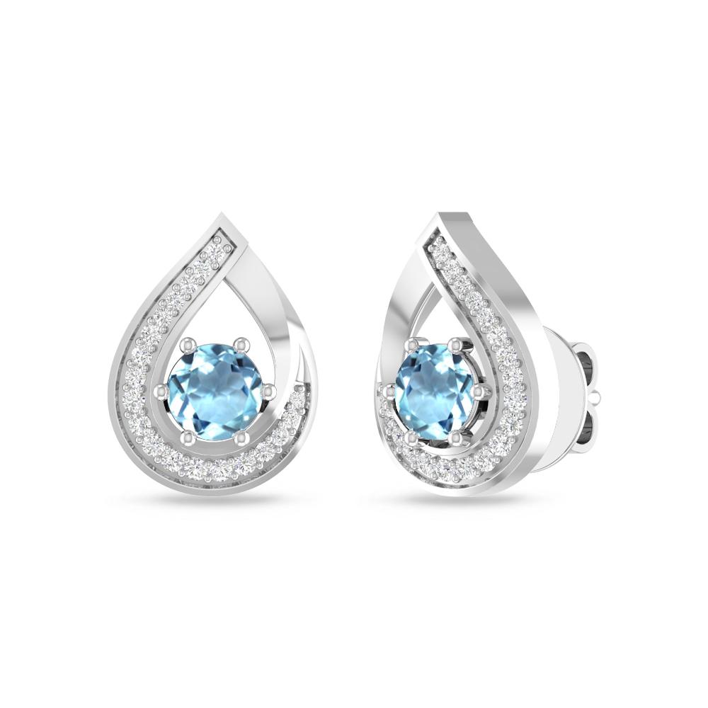 White Gold - Aquamarine