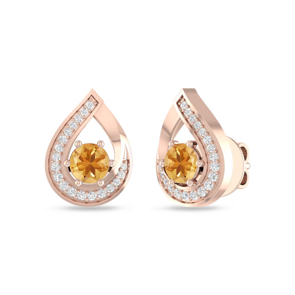 Rose Gold - Citrine