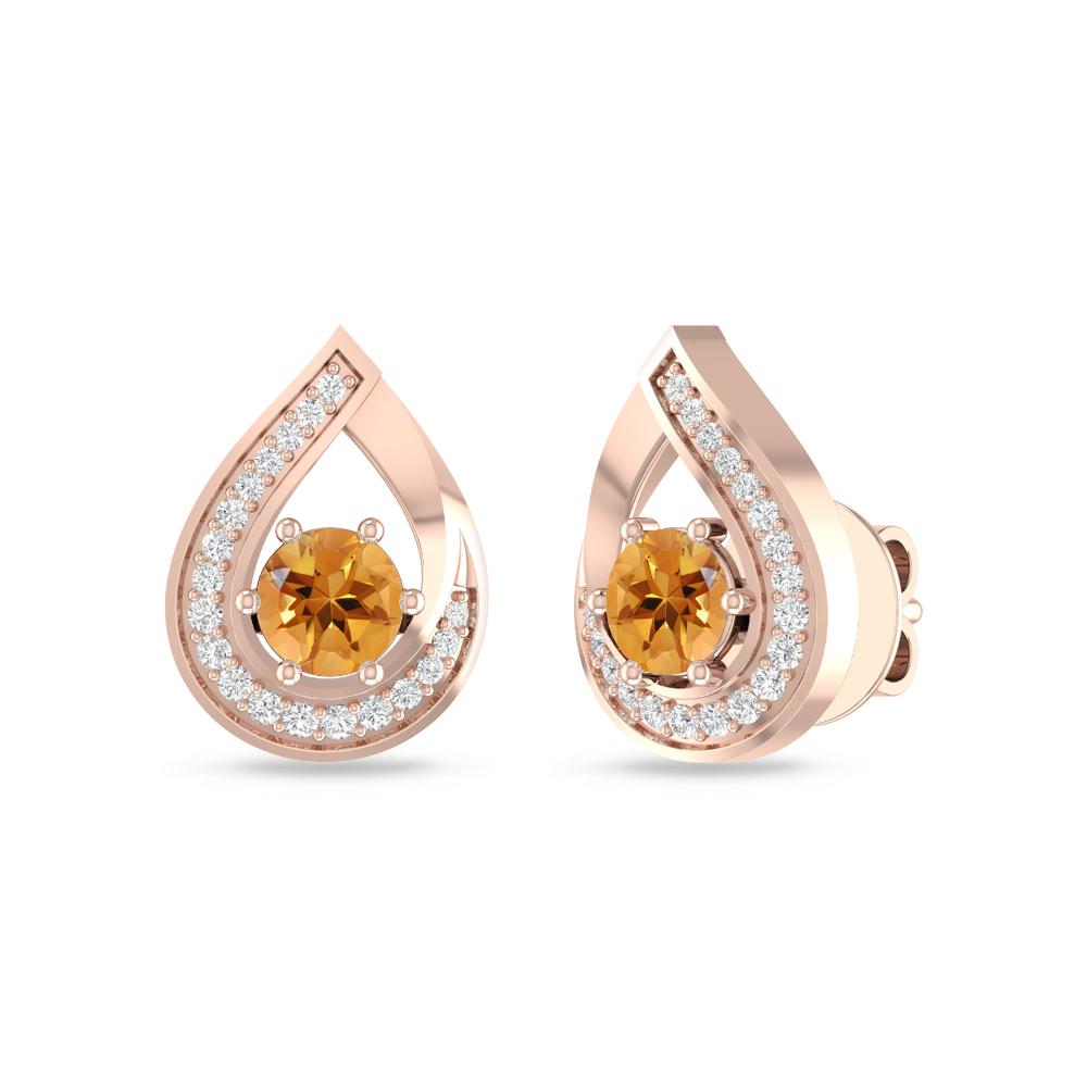 Rose Gold - Citrine