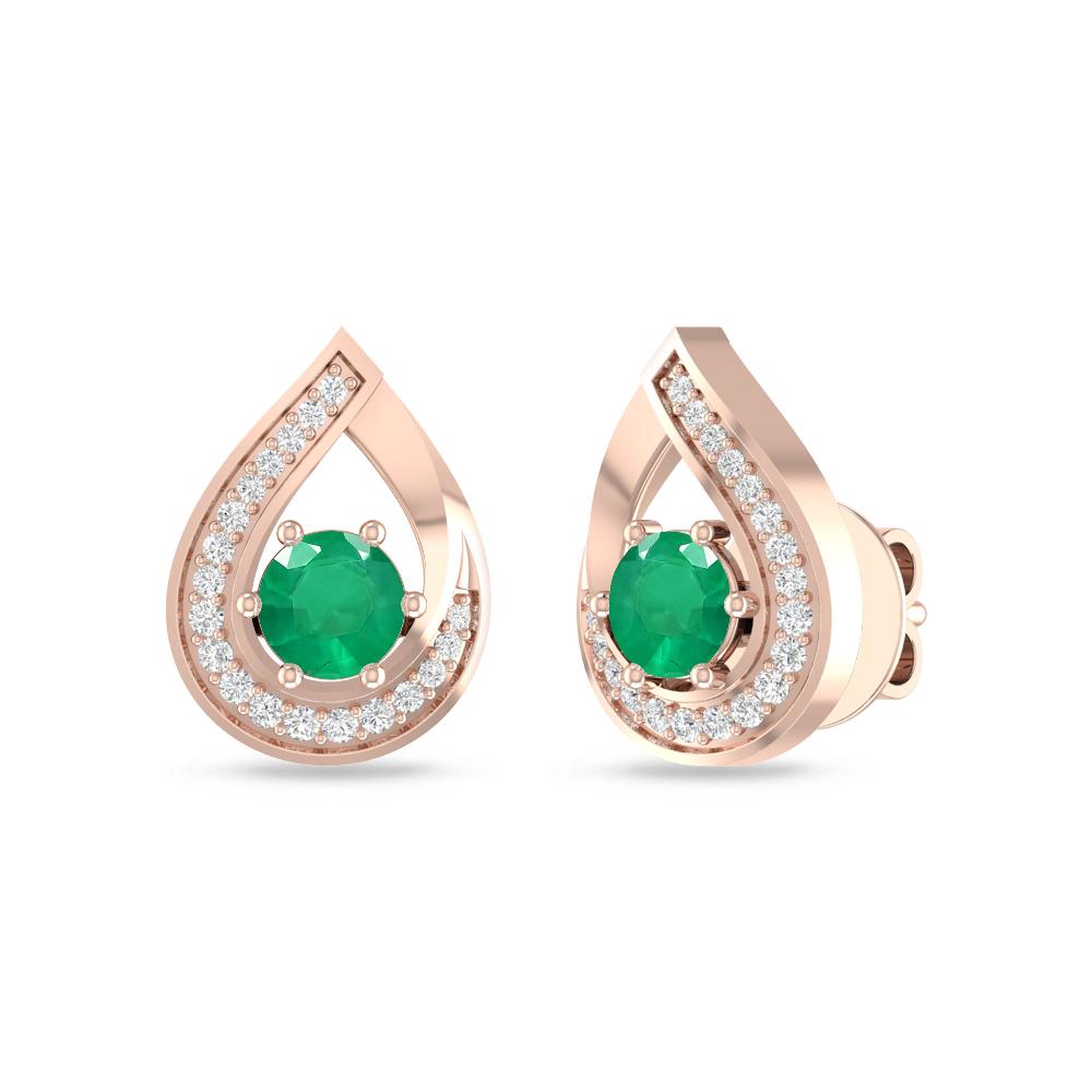 Rose Gold - Emerald