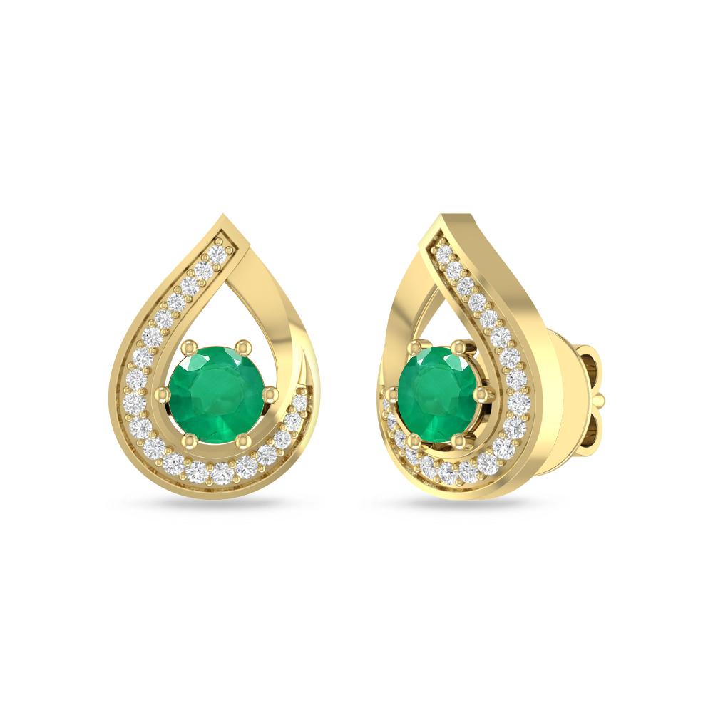 Yellow Gold - Emerald