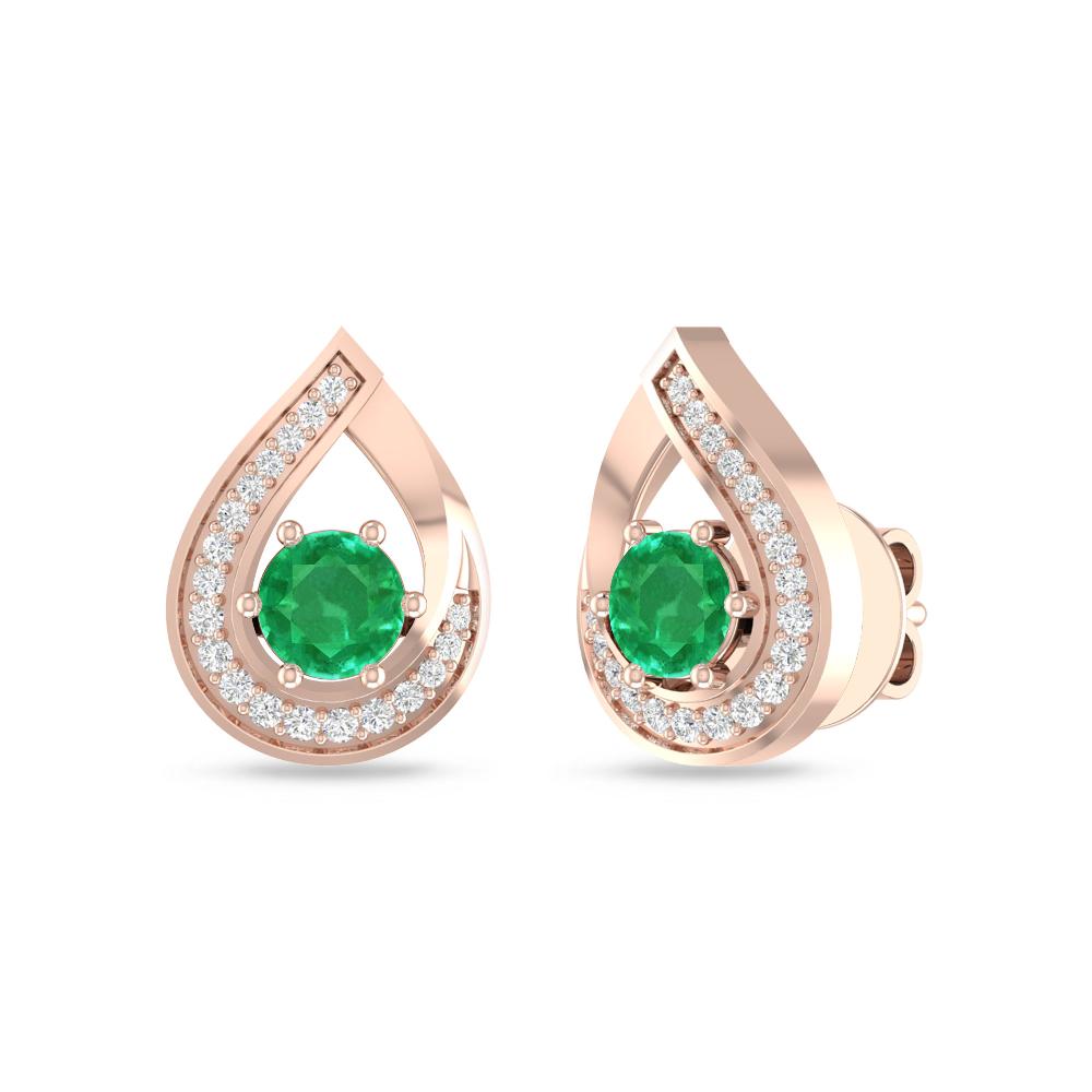 Rose Gold - Emerald