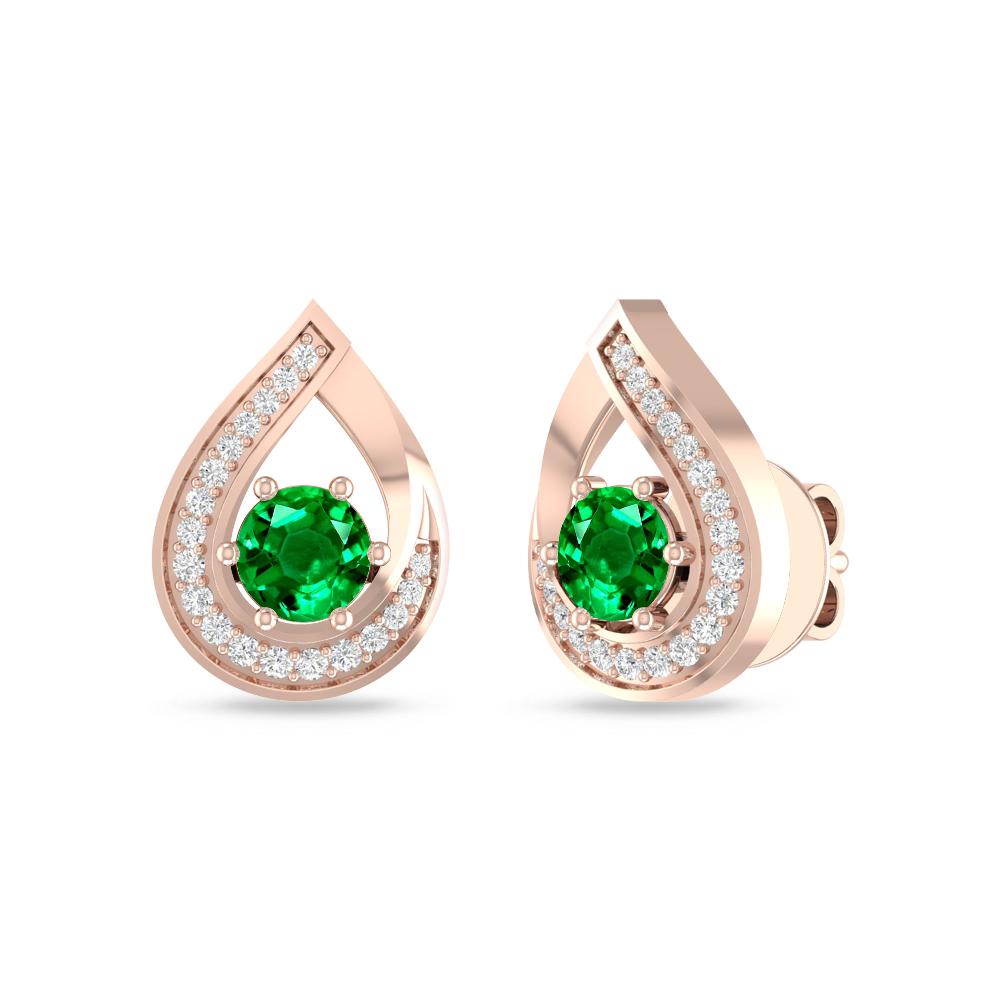 Rose Gold - Emerald