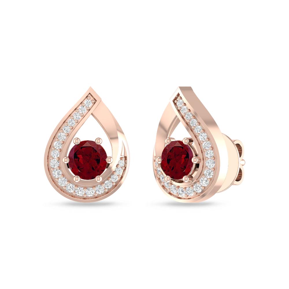 Rose Gold - Garnet