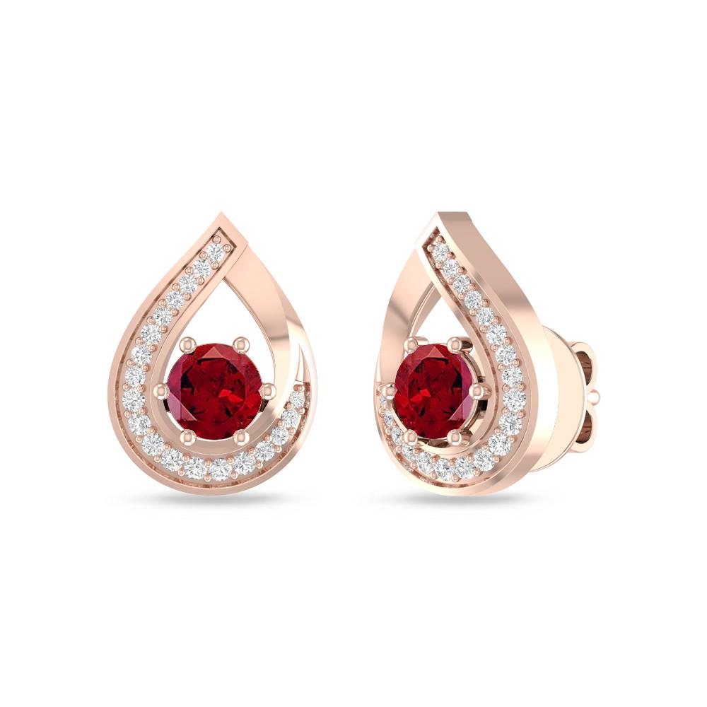 Rose Gold - Garnet