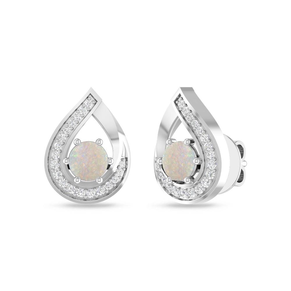 White Gold - Opal