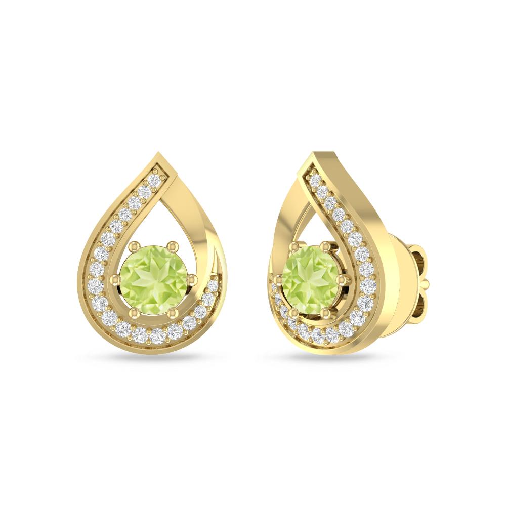 Yellow Gold - Peridot