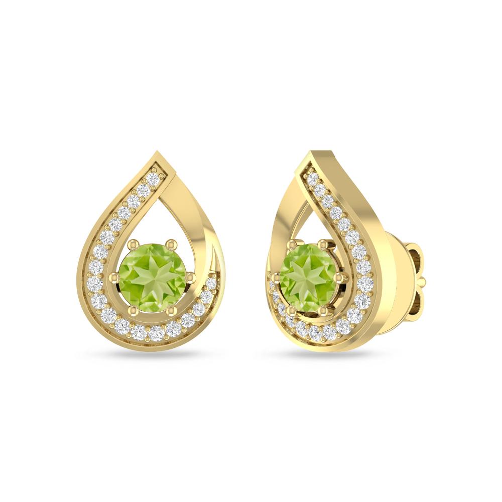 Yellow Gold - Peridot