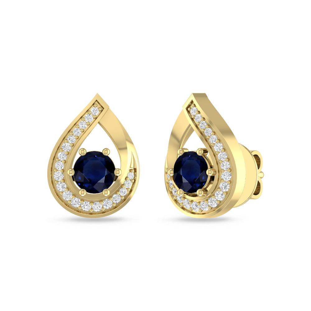 Yellow Gold - Sapphire