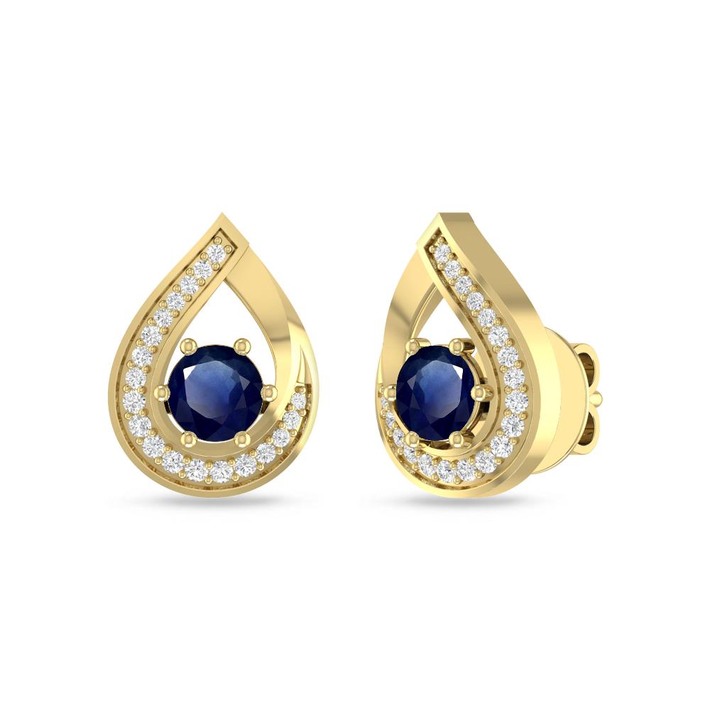 Yellow Gold - Sapphire