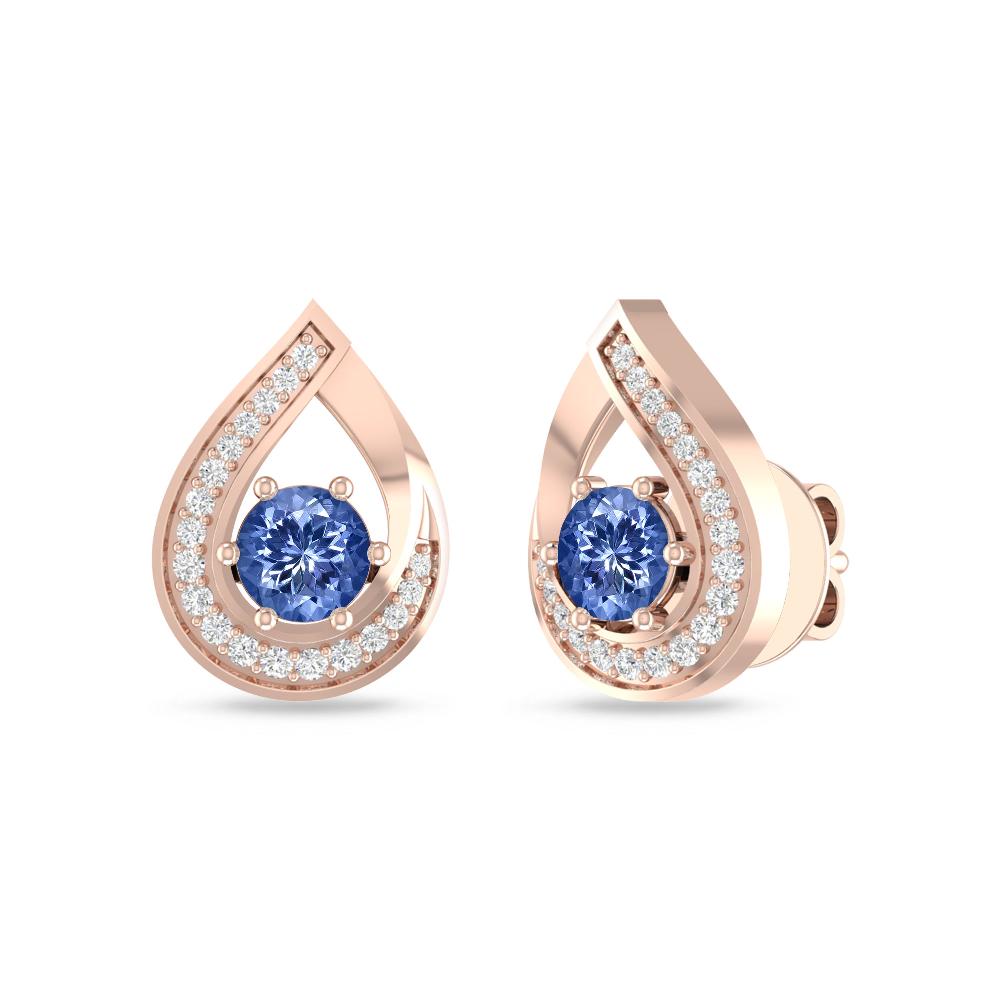 Rose Gold - Tanzanite