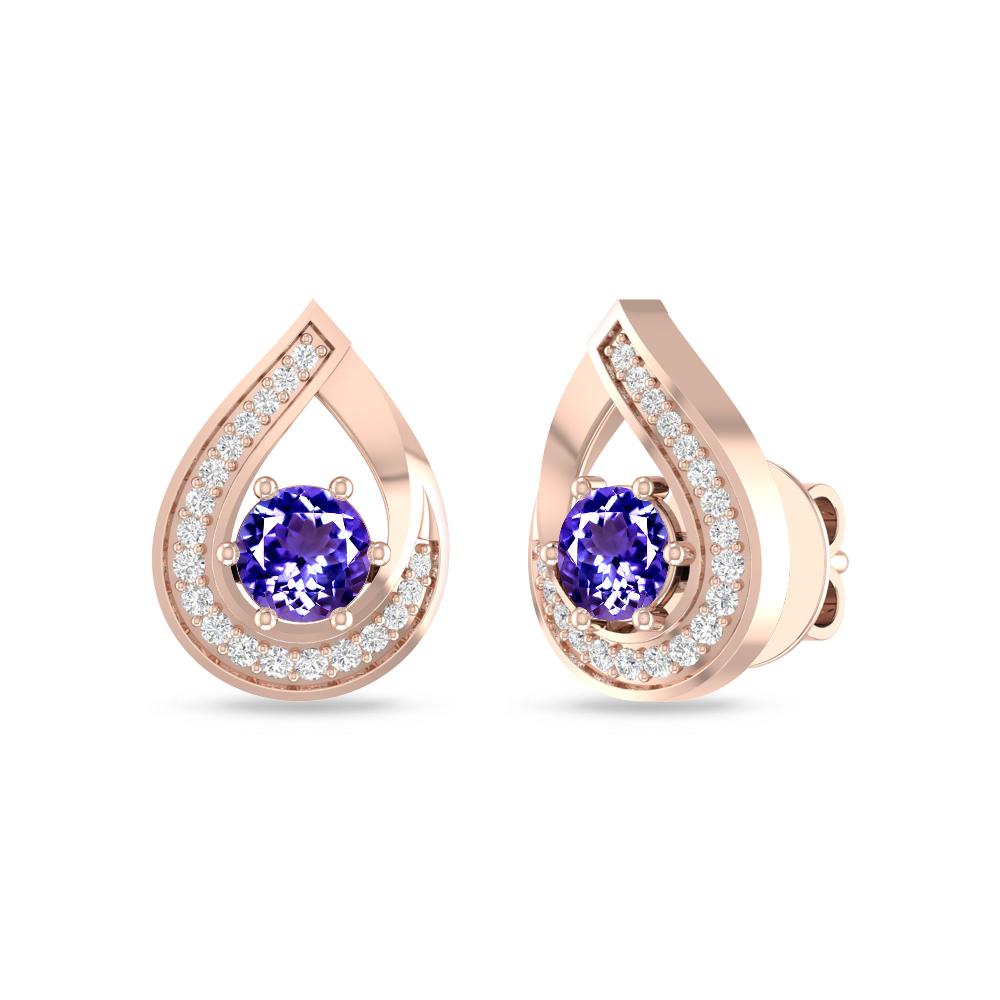 Rose Gold - Tanzanite