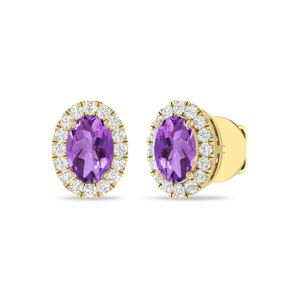 Yellow Gold - Amethyst