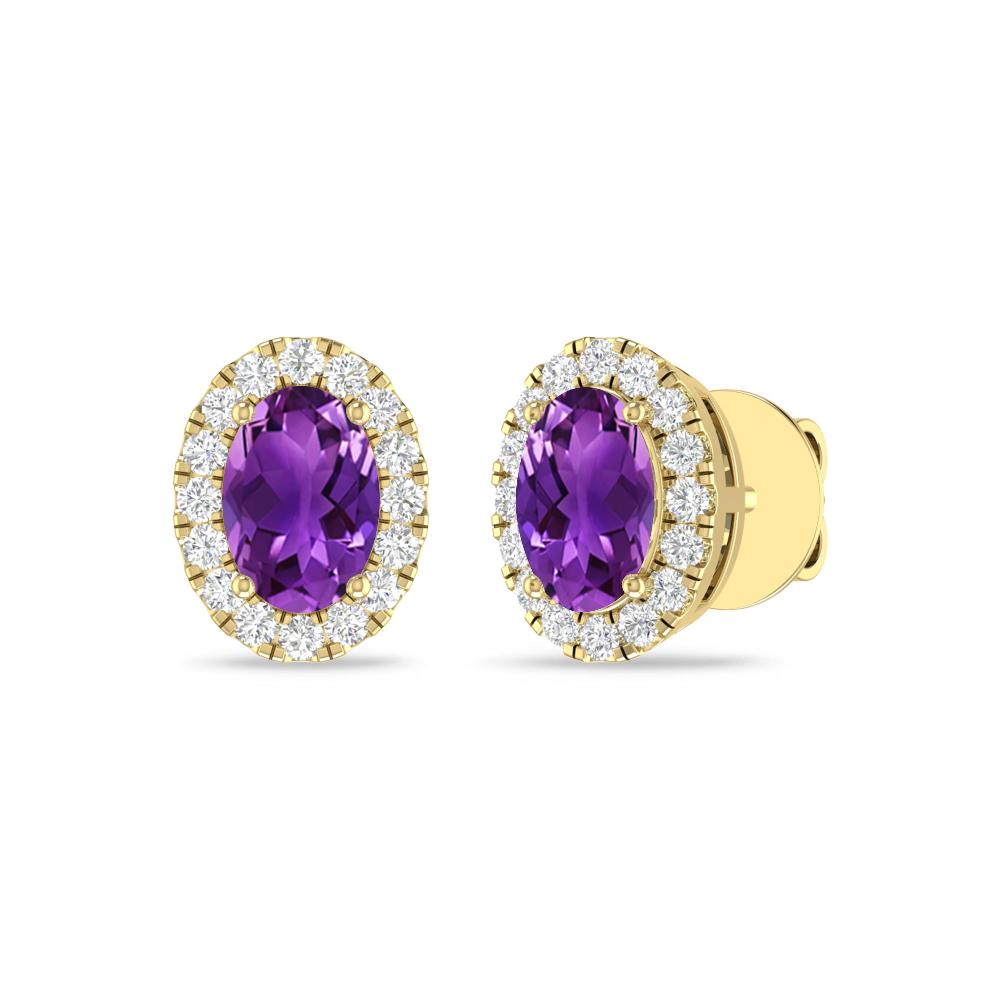 Yellow Gold - Amethyst