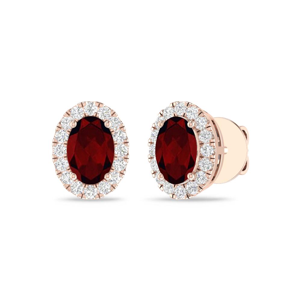 Rose Gold - Garnet