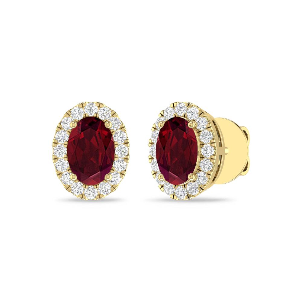 Yellow Gold - Garnet