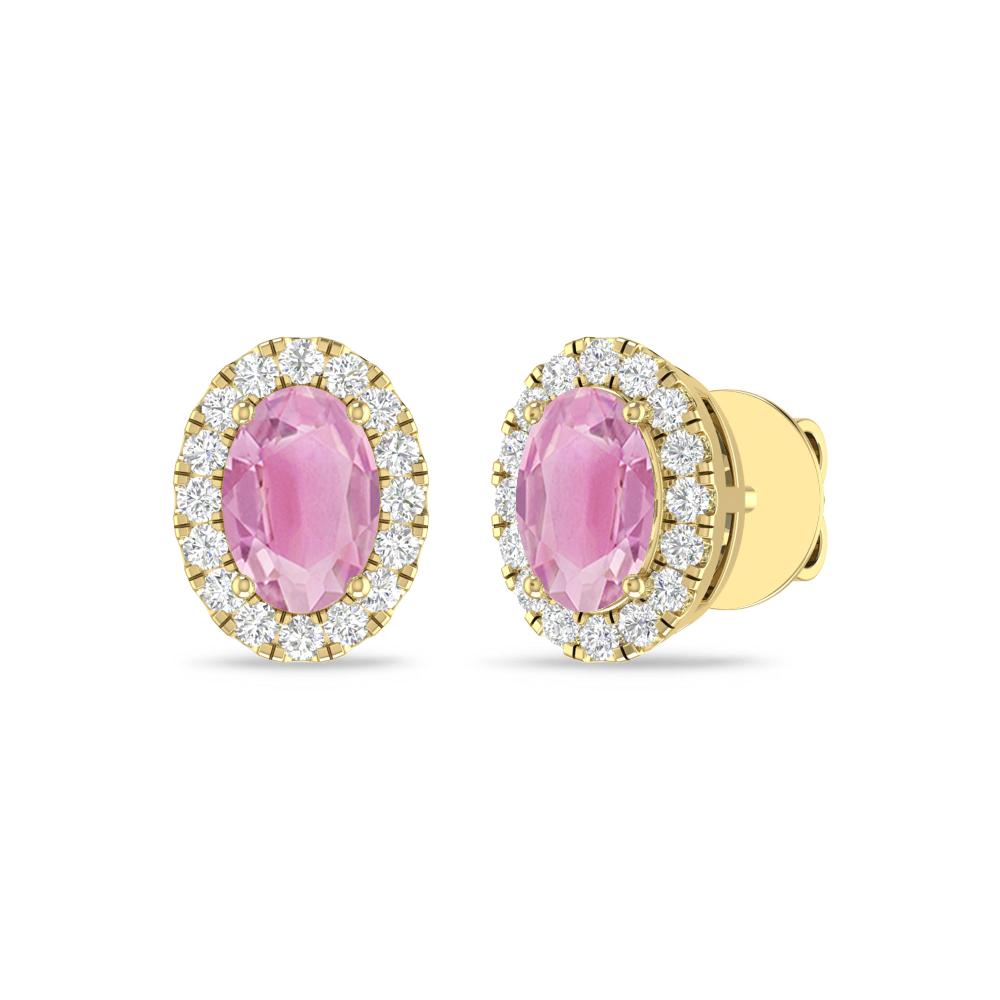 Yellow Gold - Pink Tourmaline