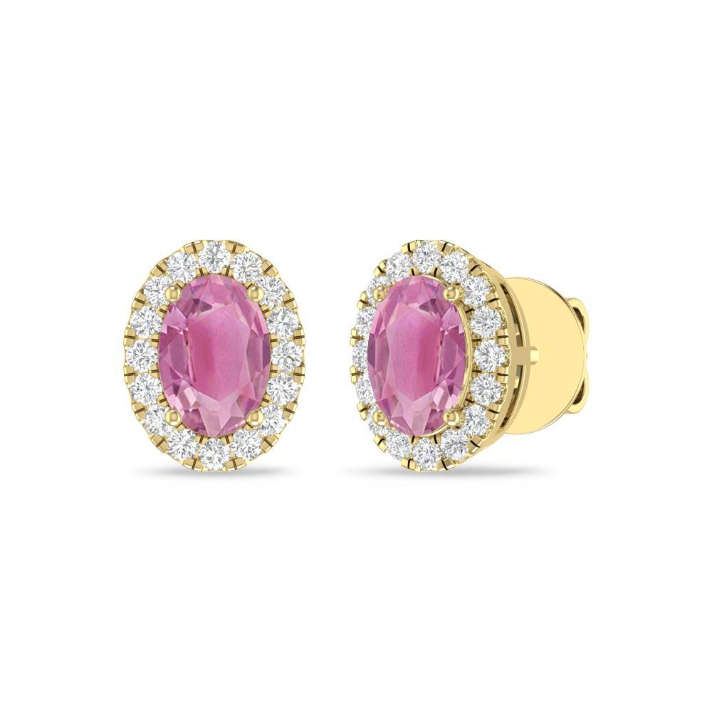 Yellow Gold - Pink Tourmaline