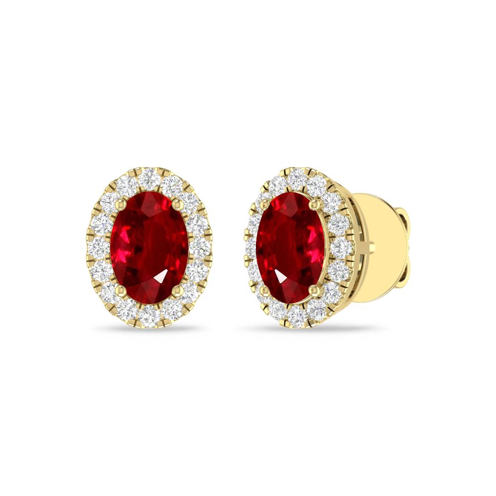 Yellow Gold - Ruby