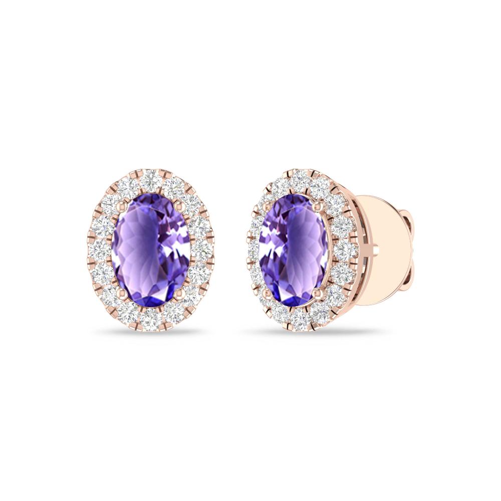 Rose Gold - Tanzanite