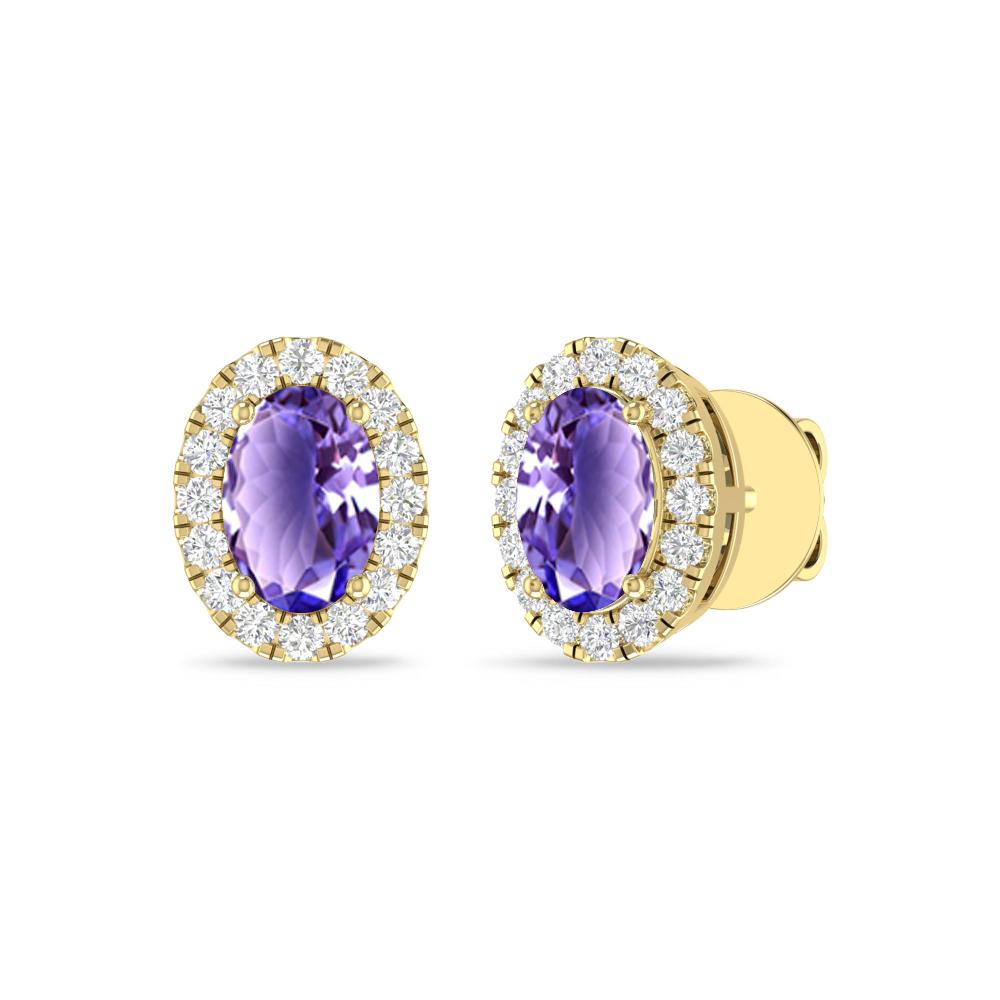 Yellow Gold - Tanzanite