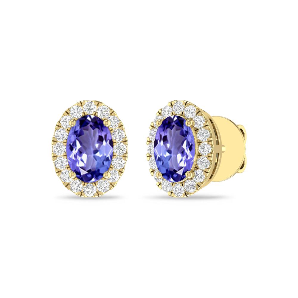 Yellow Gold - Tanzanite