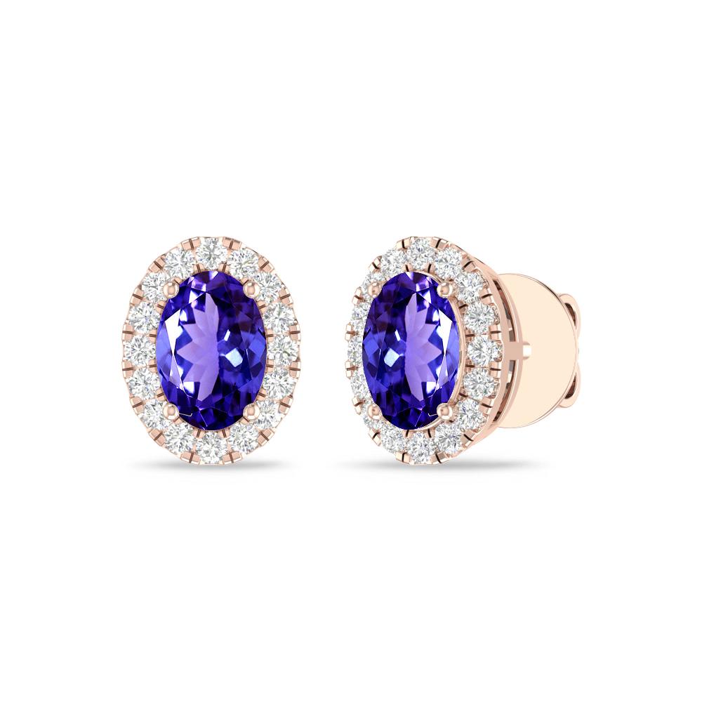 Rose Gold - Tanzanite