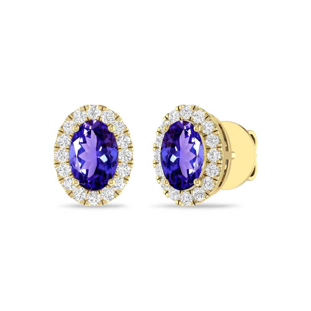 Yellow Gold - Tanzanite