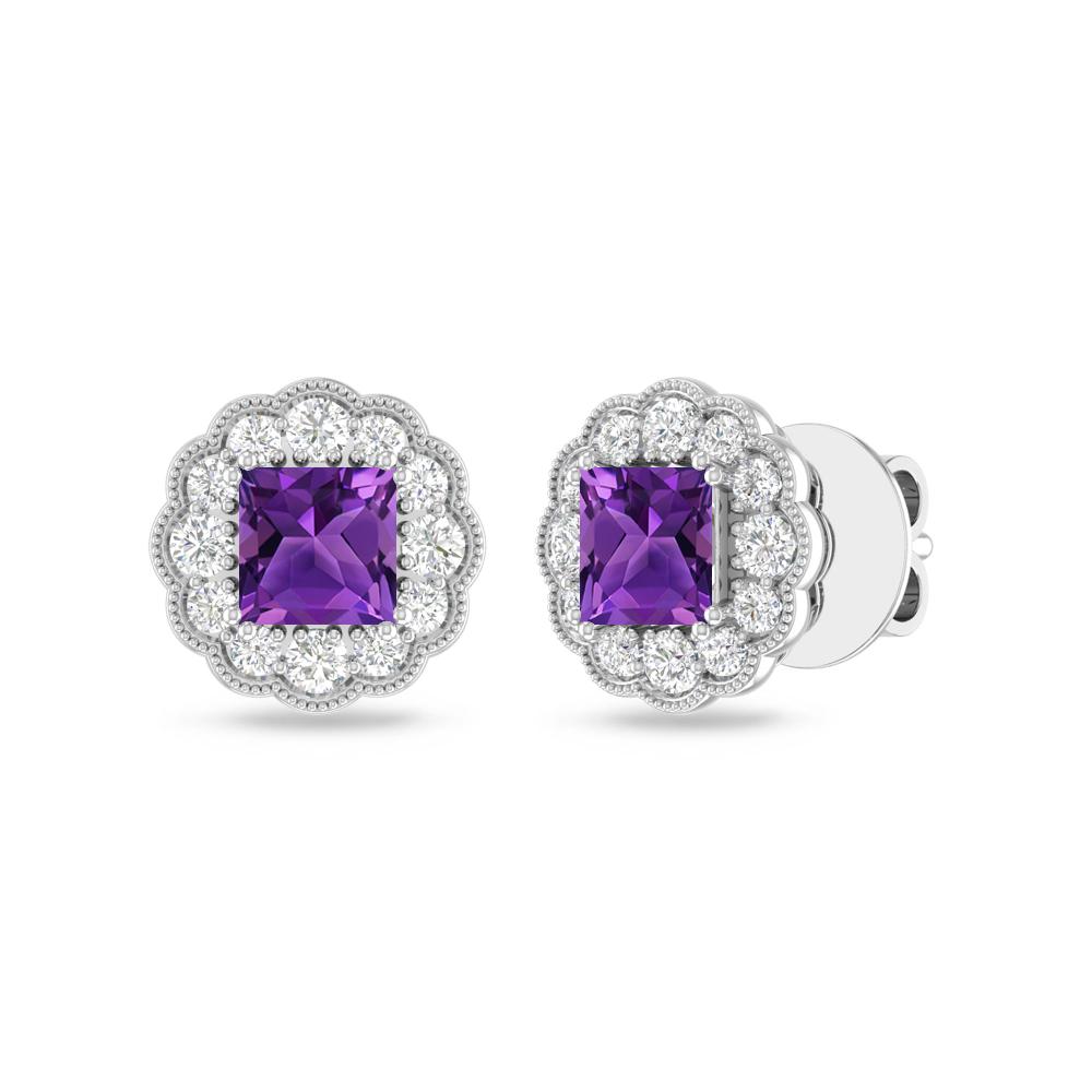 White Gold - Amethyst