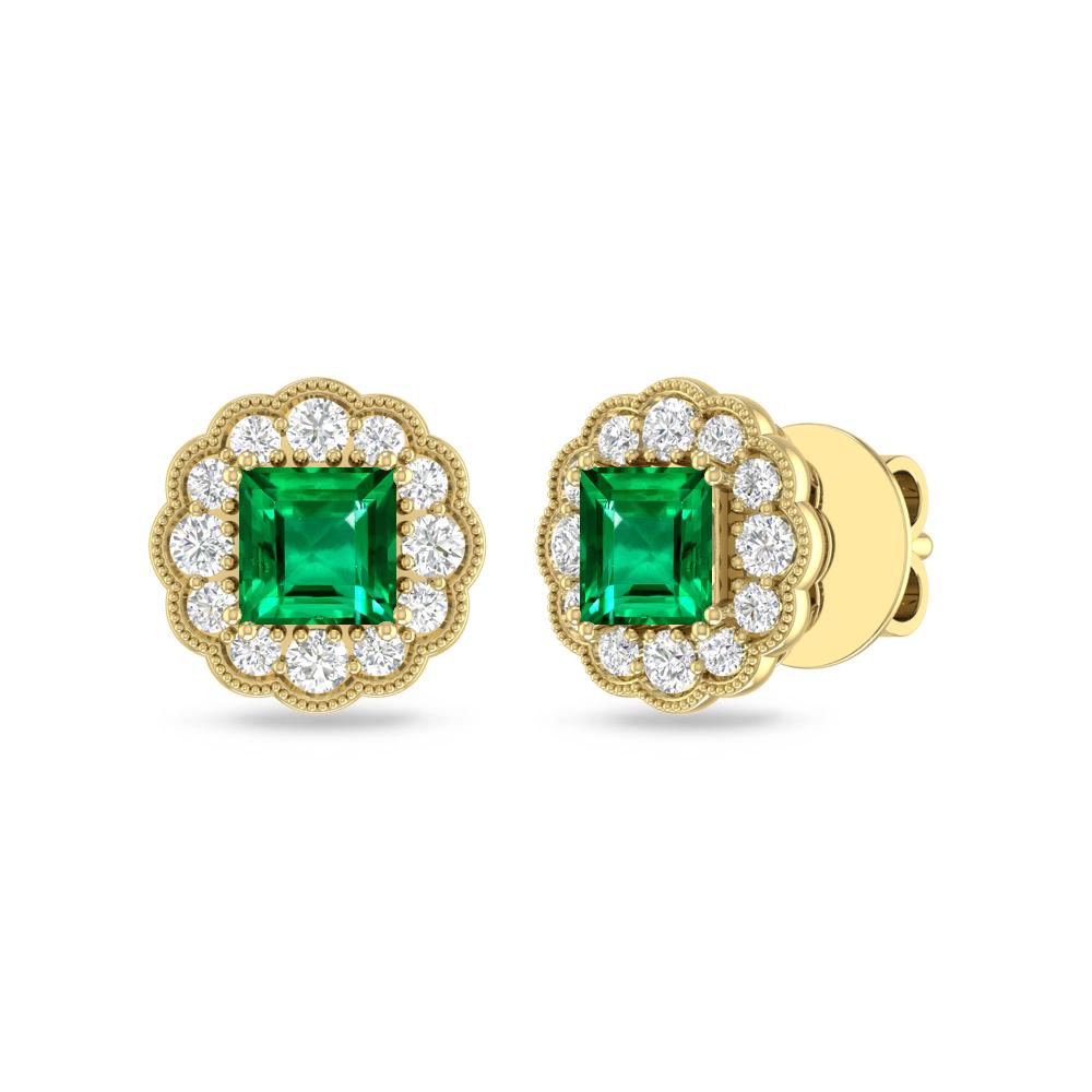 Yellow Gold - Emerald