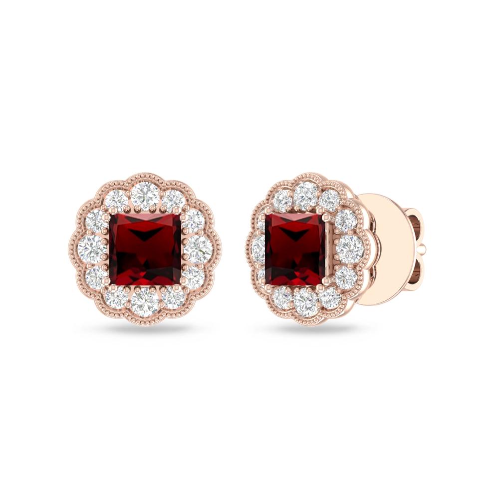 Rose Gold - Garnet