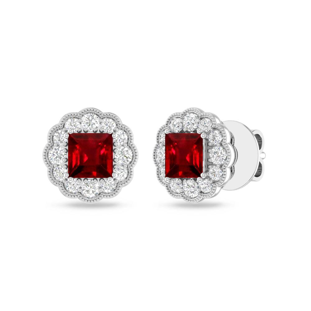 White Gold - Ruby