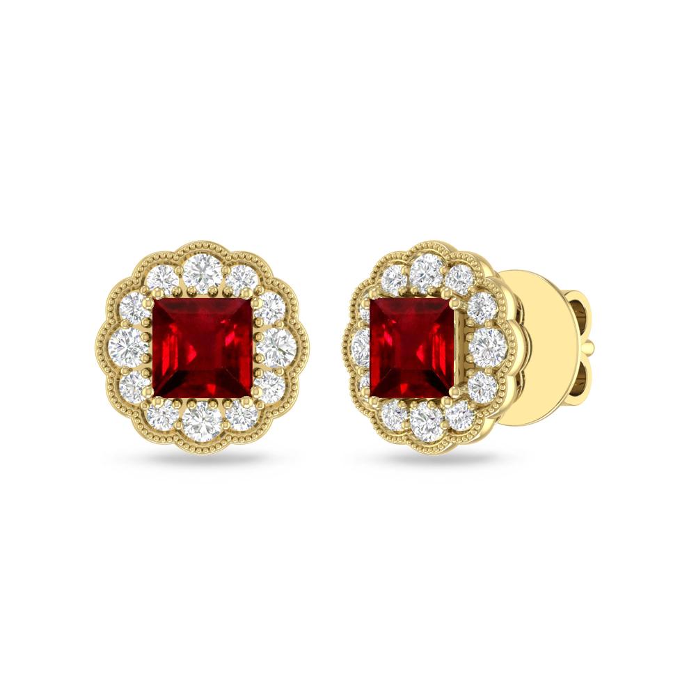 Yellow Gold - Ruby